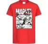 Детская футболка Комікс Marvel Красный фото