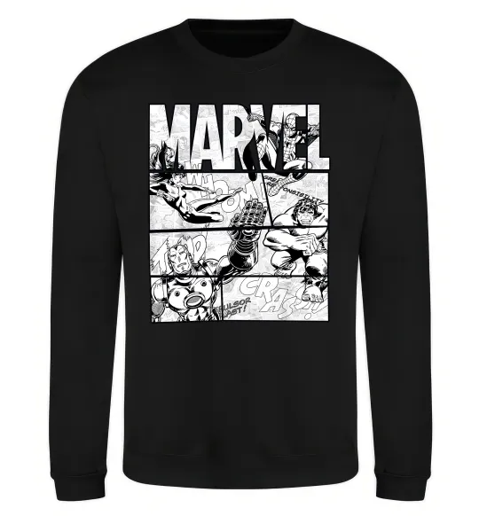 Свитшот Комікс Marvel Черный фото