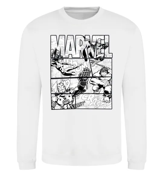Свитшот Комікс Marvel Белый фото