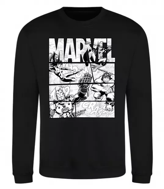 Свитшот Комікс Marvel Черный фото
