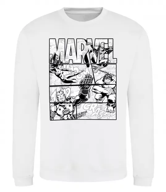 Свитшот Комікс Marvel Белый фото