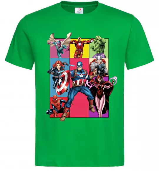 Мужская футболка Месники Marvel Зеленый фото