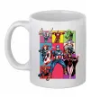 Чашка керамическая Месники Marvel Белый фото