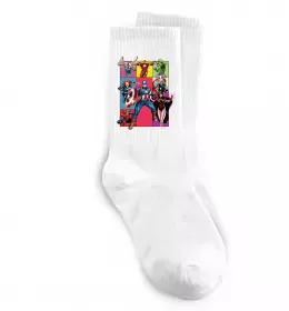 Носки Людина павук з павутиною Белый фото