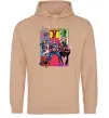 Мужская толстовка (худи) Месники Marvel Песочный фото