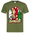 Мужская футболка Marvel Avengers Оливковый Мужская футболка Marvel Avengers Оливковый фото