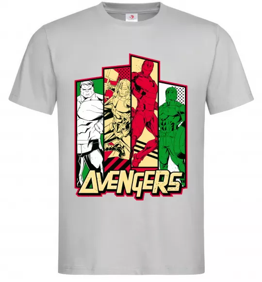 Мужская футболка Marvel Avengers Серый фото