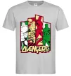 Мужская футболка Marvel Avengers Серый Мужская футболка Marvel Avengers Серый фото