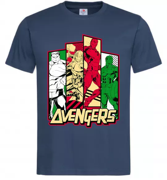 Мужская футболка Marvel Avengers Темно-синий фото