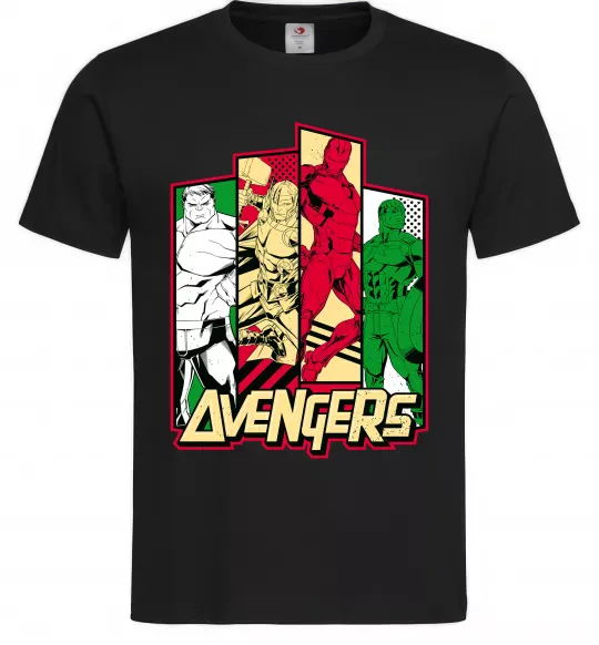 Мужская футболка Marvel Avengers Черный фото