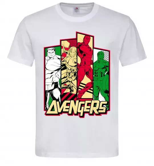 Мужская футболка Marvel Avengers Белый фото