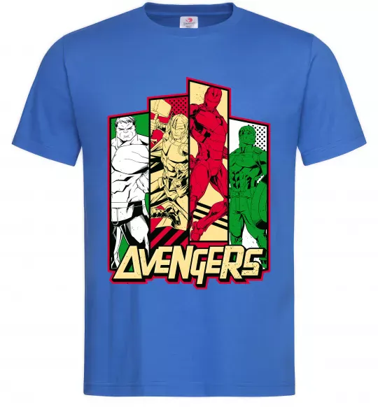 Мужская футболка Marvel Avengers Ярко-синий фото