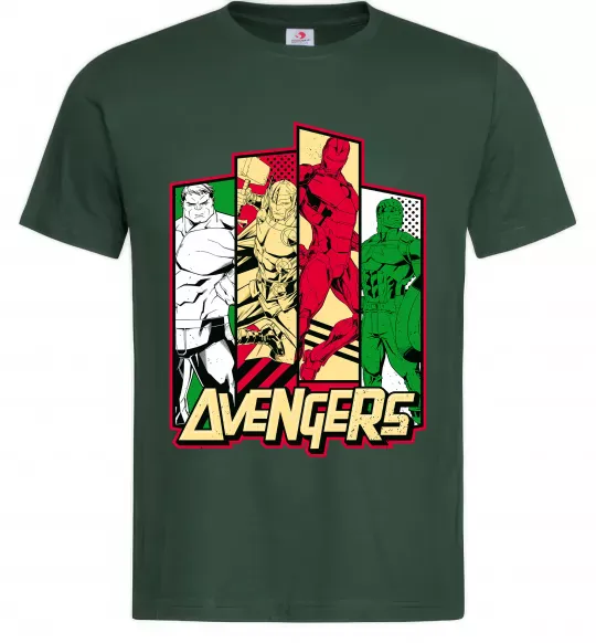 Мужская футболка Marvel Avengers Темно-зеленый фото