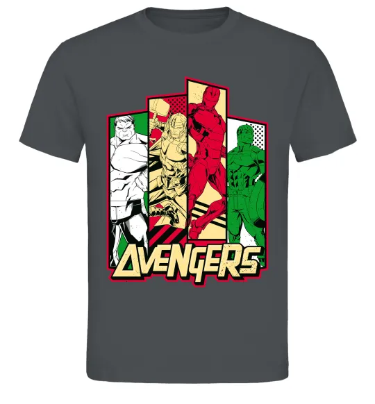 Мужская футболка Marvel Avengers Графит фото