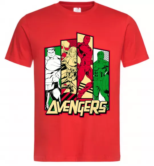 Мужская футболка Marvel Avengers Красный фото