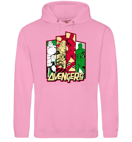 Чоловіча толстовка (худі) Marvel Avengers Рожевий фото