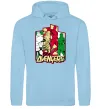 Чоловіча толстовка (худі) Marvel Avengers Блакитний фото
