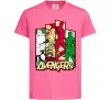 Детская футболка Marvel Avengers Ярко-розовый фото