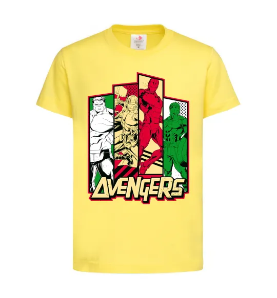 Дитяча футболка Marvel Avengers Лимонний фото