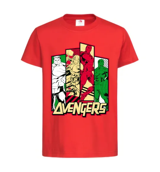 Дитяча футболка Marvel Avengers Червоний фото