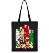 Эко-сумка Marvel Avengers Черный фото