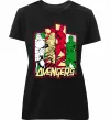Женская премиум футболка Marvel Avengers Черный фото