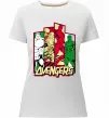 Женская премиум футболка Marvel Avengers Белый фото