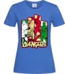 Женская футболка Marvel Avengers Ярко-синий фото