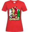 Женская футболка Marvel Avengers Красный фото