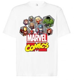 Футболка Оверсайз Marvel comics колаж