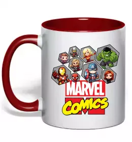 Чашка с цветной ручкой