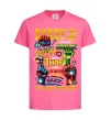 Детская футболка Marvel Daddy super hero Ярко-розовый фото