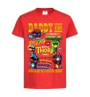 Детская футболка Marvel Daddy super hero Красный фото