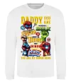 Світшот Marvel Daddy super hero Білий фото