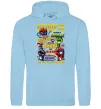 Чоловіча толстовка (худі) Marvel Daddy super hero Блакитний фото