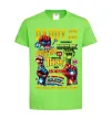 Детская футболка Marvel Daddy super hero Лаймовый фото