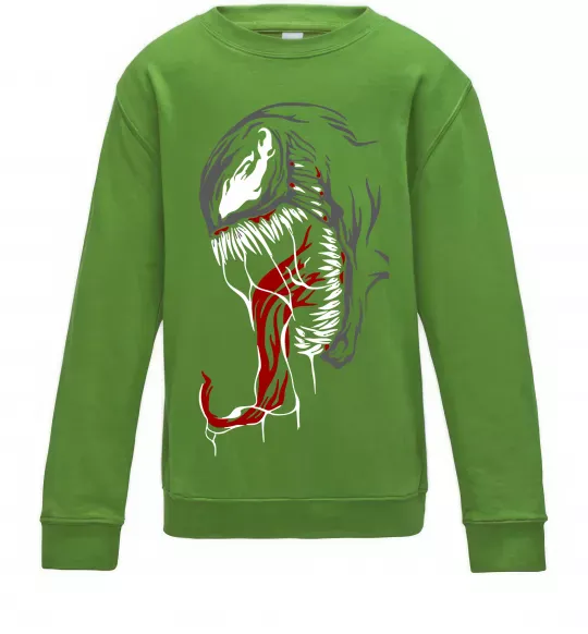 Детский Свитшот Venom Marvel Лаймовый фото