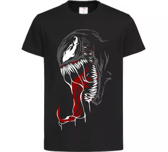 Детская футболка Venom Marvel Черный фото