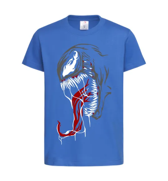 Дитяча футболка Venom Marvel Яскраво-синій фото