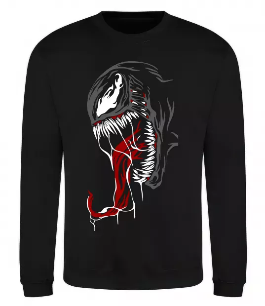 Світшот Venom Marvel Чорний фото