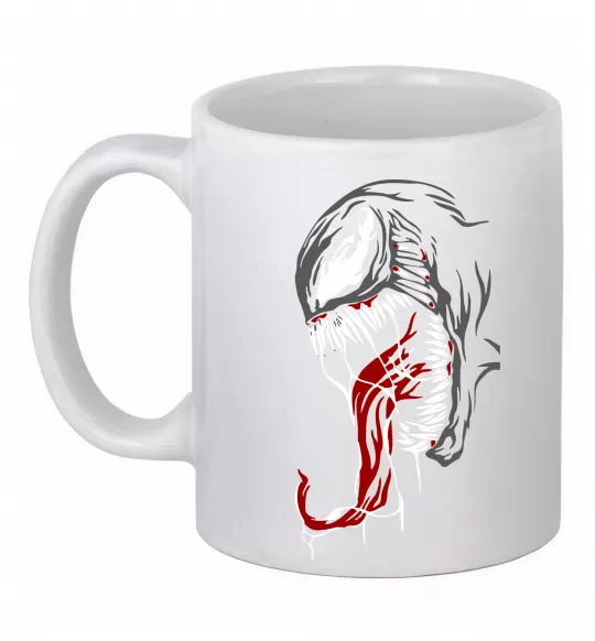Чашка керамическая Venom Marvel Белый фото