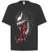 Футболка Оверсайз Venom Marvel Черный фото