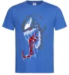 Мужская футболка Venom Marvel Ярко-синий фото
