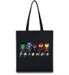 Эко-сумка Marvel friends Черный фото