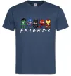 Мужская футболка Marvel friends Темно-синий фото