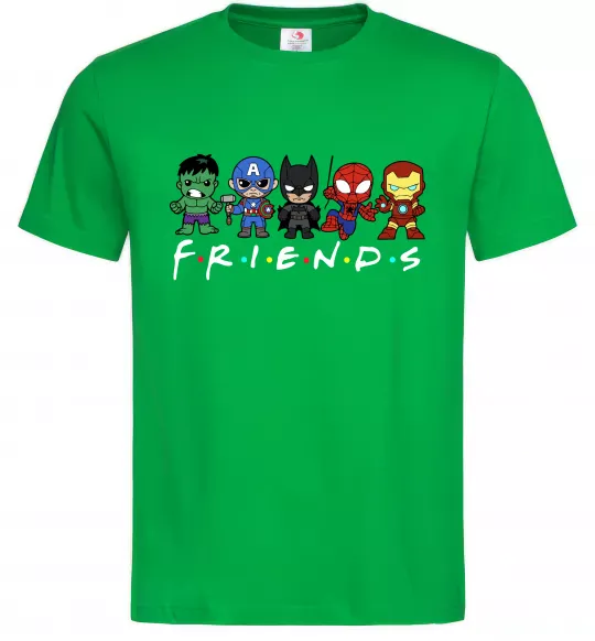 Мужская футболка Marvel friends Зеленый фото