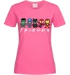 Женская футболка Marvel friends Ярко-розовый фото