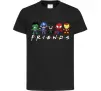 Детская футболка Marvel friends Черный фото