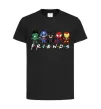 Детская футболка Marvel friends Черный фото