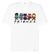 Футболка Оверсайз Marvel friends Белый фото